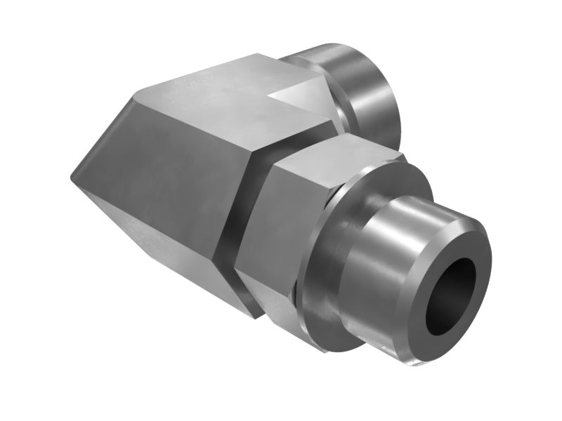 Переходной коленчатый патрубок 90° (ORFS/STOR)