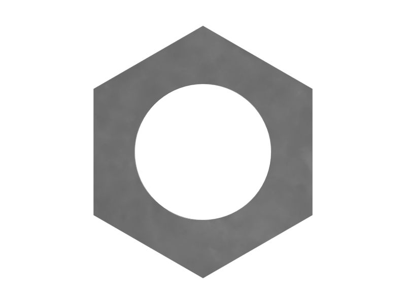 Шестигранная гайка M10 x 1,5 мм