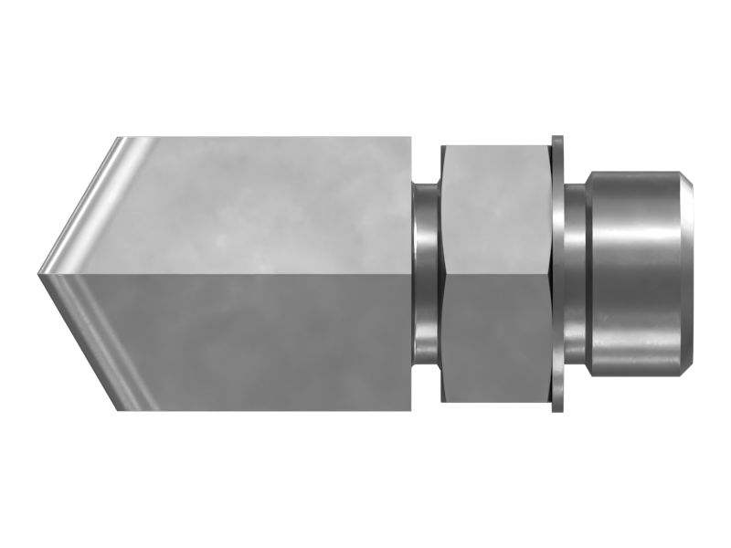 Переходной коленчатый патрубок 90° (ORFS/STOR)