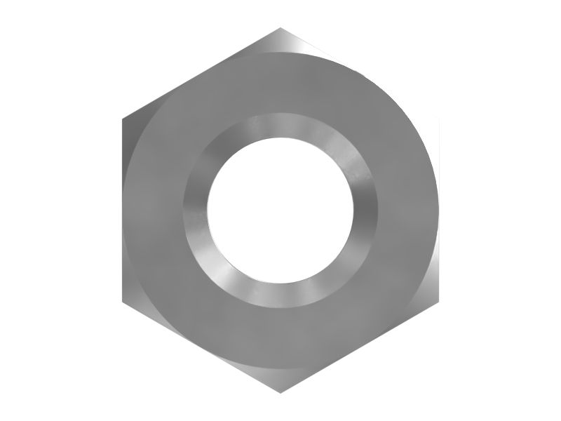 Шестигранная гайка 0,250 дюйма