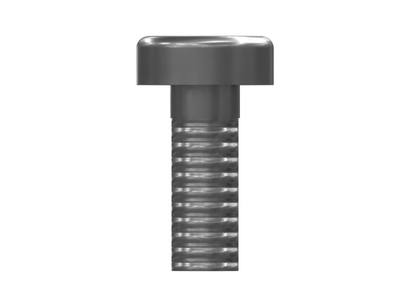 Винт с поперечной выемкой длиной 11,11 мм с головкой поддона