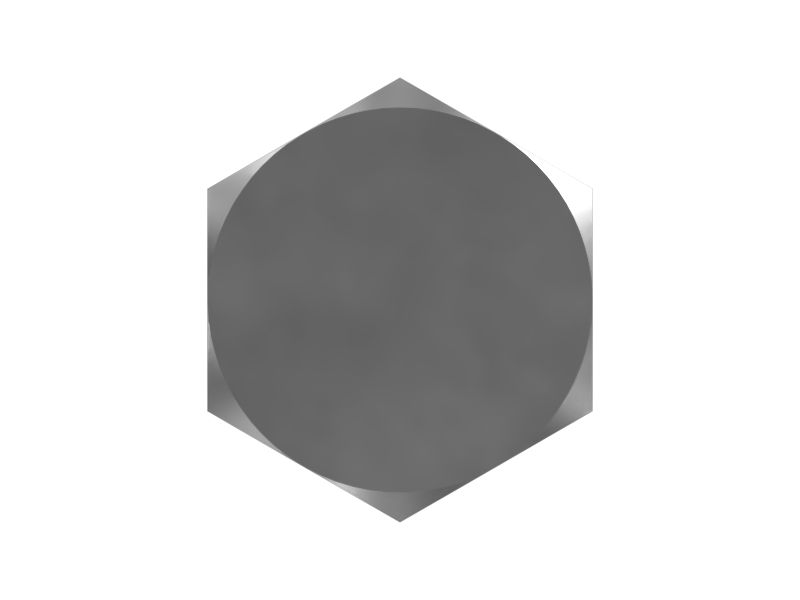 Наружный шестигранный болт с длиной стержня 38,10 мм