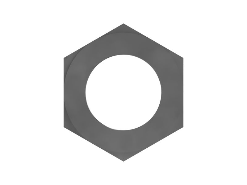 Шестигранная гайка 7/16