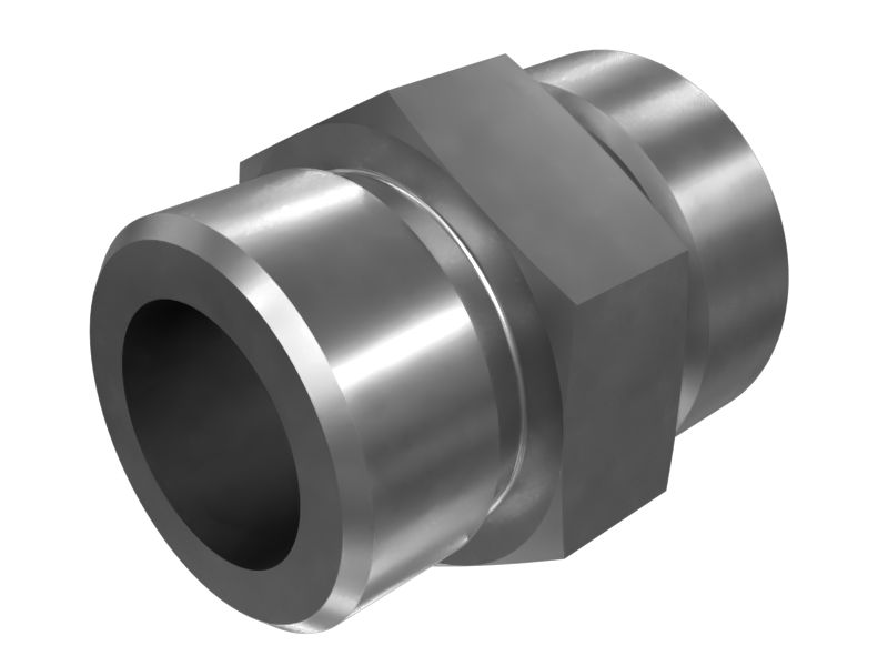 Гидравлический прямой адаптер с шестигранной головкой диаметром 38,1 мм