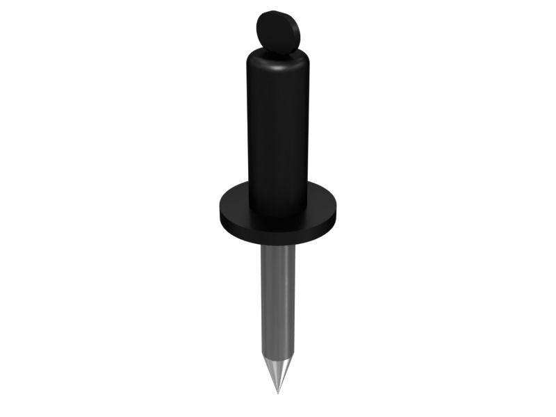 Вытяжная заклепка с хвостовиком диаметром 4,75 мм