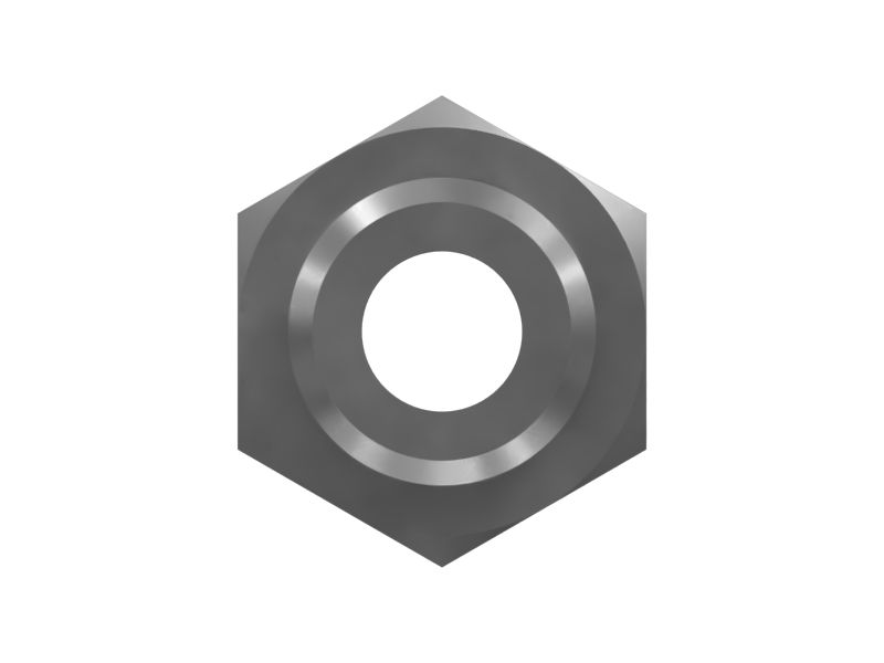 Прямой переходник с уплотнительным кольцом с шестигранной головкой NPTF 1/4-18