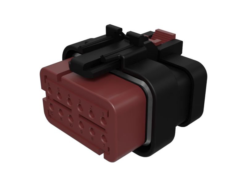 12-контактный штепсельный разъем