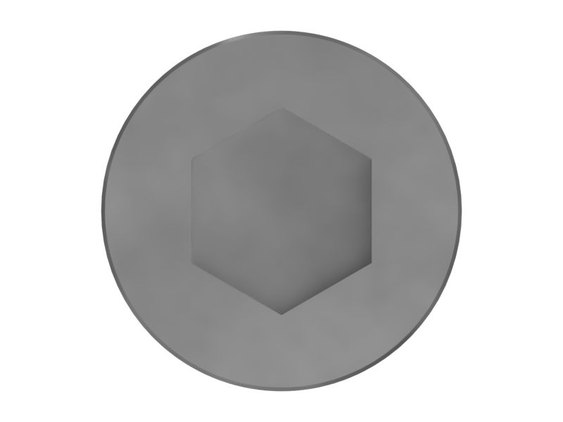 Болт с шестигранной головкой M6-1 x 15 мм