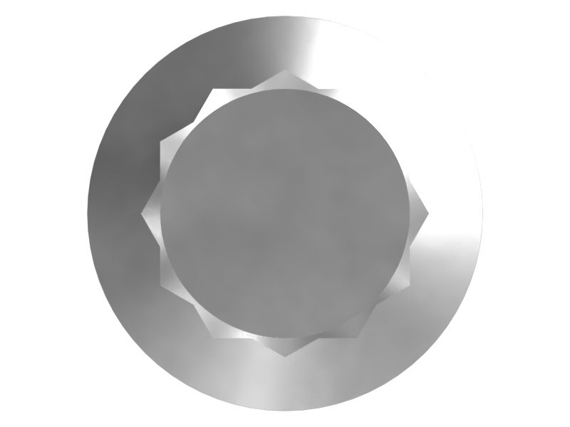 Болт с 12-точечной головкой M10-1,5 x 35 мм