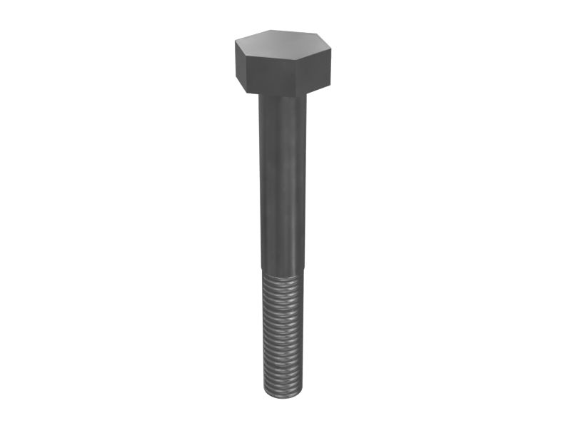 8B-2377: Boulon hexagonal externe denté en acier de 50,8 mm de longueur