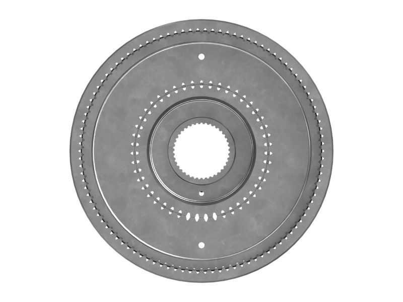 Зубчатый венец с зубьями 102 цилиндрической шестерни