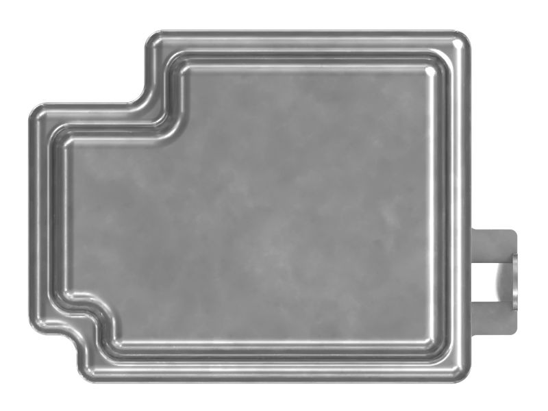 Резервуар тормозной системы, длина 91,5 мм