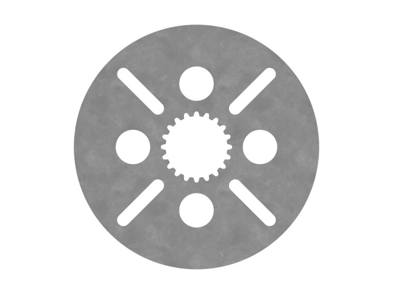 Внутренний фрикционный диск муфты сцепления толщиной 5,50 мм