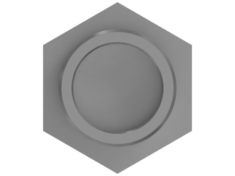 Обратный клапан тормозной магистрали, длина 61 мм