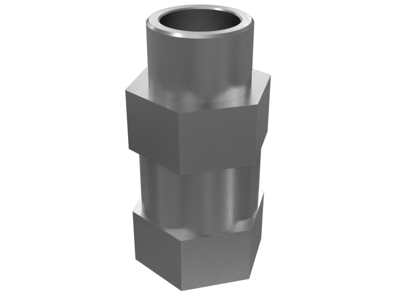 Обратный клапан тормозной магистрали, длина 61 мм