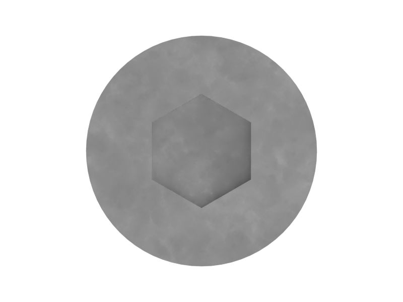 БОЛТ С ГОЛОВКОЙ ПОД ТОРЦЕВОЙ КЛЮЧ, M4 X 0,7