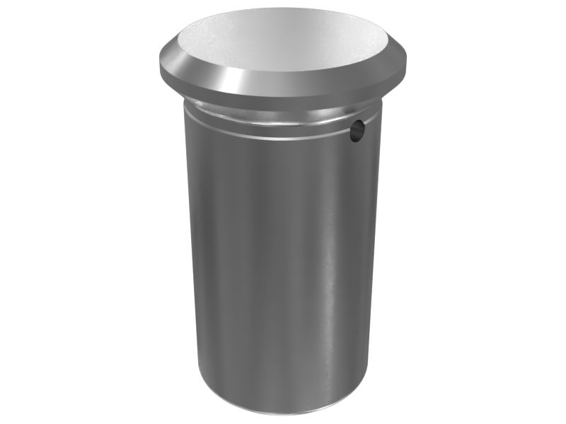 Стальной клапан, длина 58,30 мм