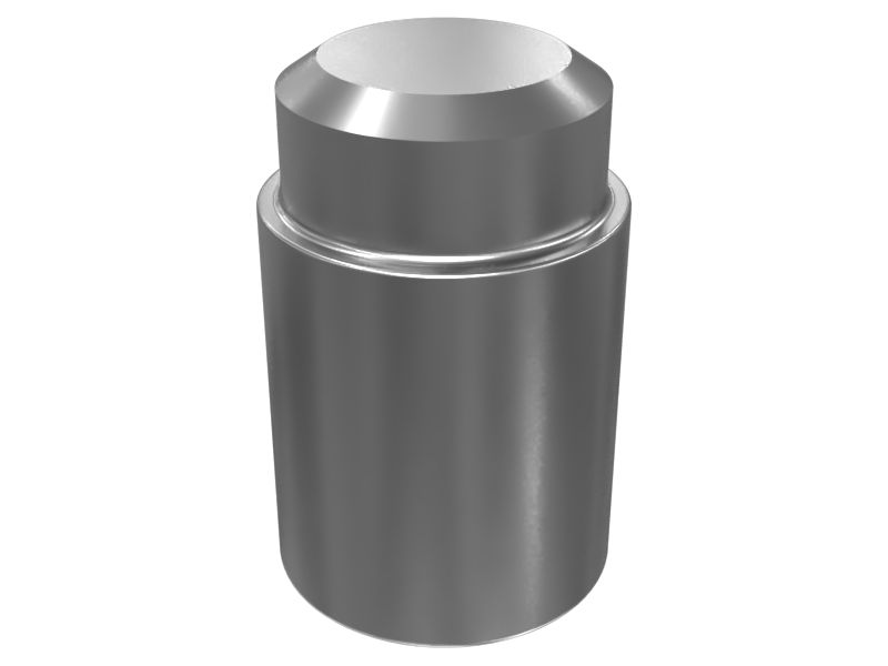 6E-1291: Стальной клапан длиной 48 мм