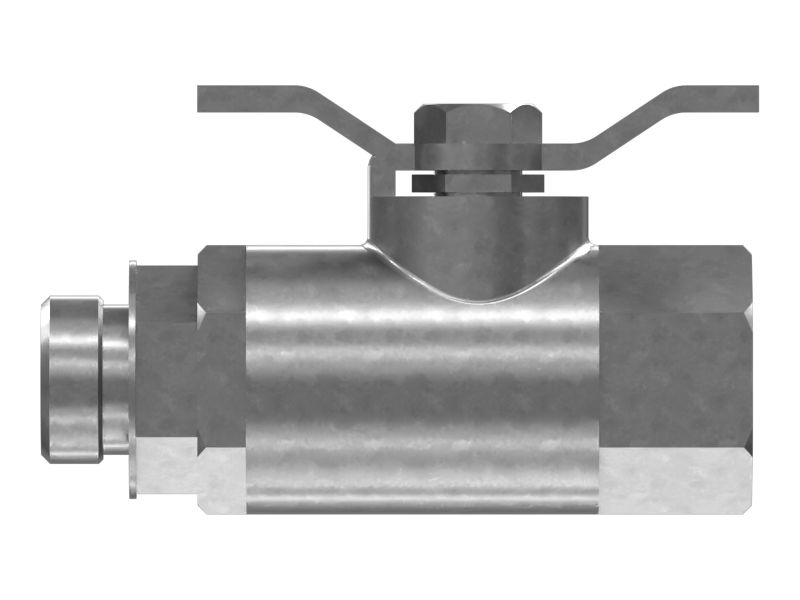 Шаровой клапан с цилиндрической резьбой и уплотнительным кольцом 3/4-16