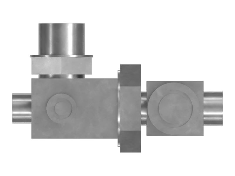 Пятиходовой обратный клапан длиной 122,30 мм