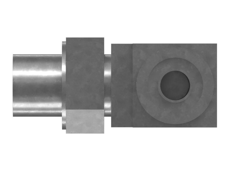 Коленчатый обратный клапан, длина 36,80 мм