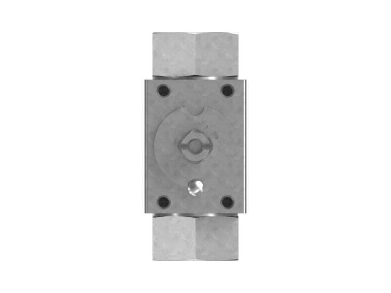 Шаровой клапан с цилиндрической резьбой и уплотнительным кольцом 9/16-18