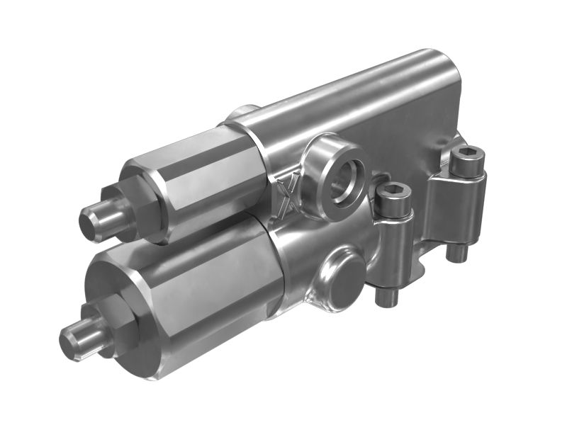 Блок клапана управления насосом