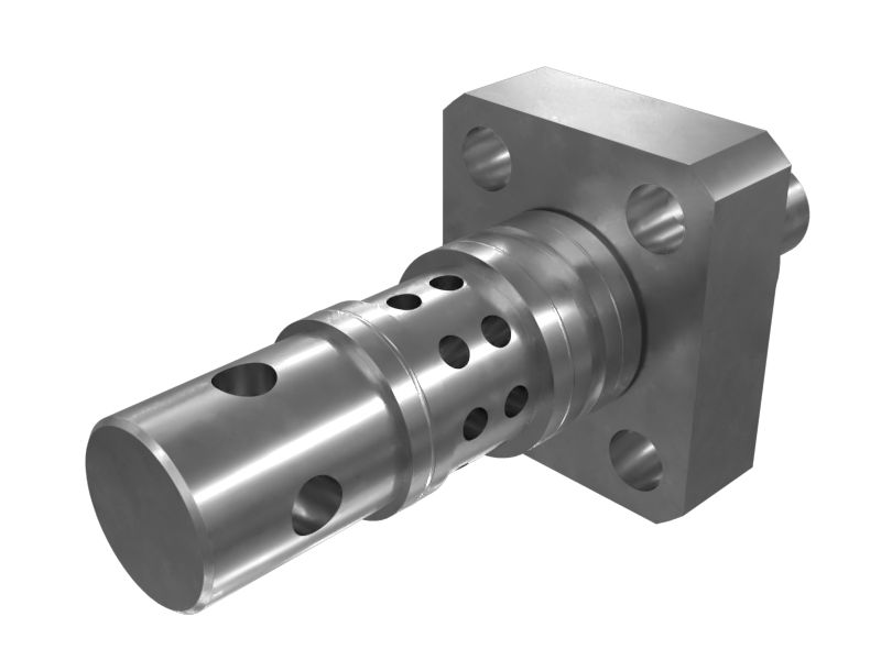 132-7102: Корпус длинного противоуравновешного клапана 165,80 мм