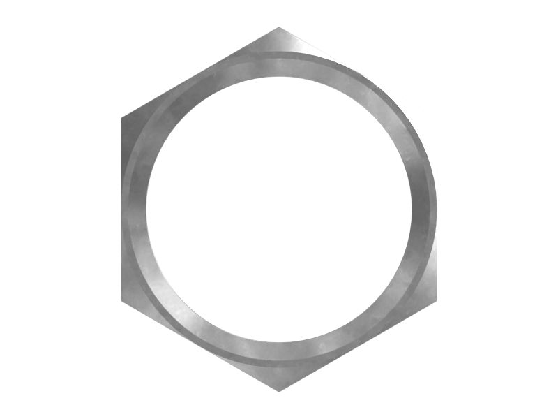 1 Шестигранная гайка 7/16