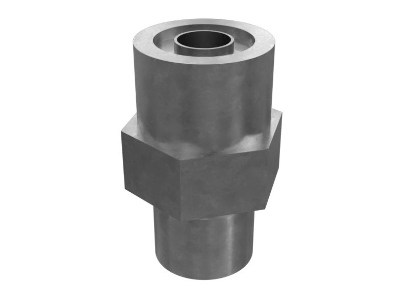 Прямой шестигранный переходник 19,05 мм