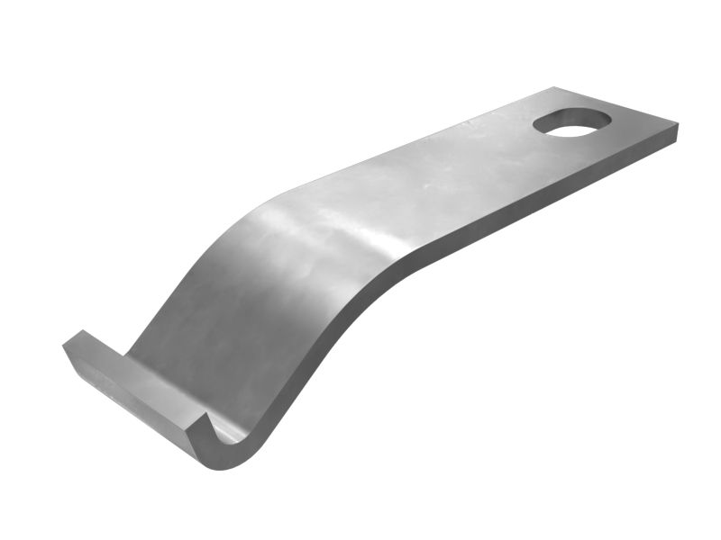 88,90 мм Одинарный половинный Нижний зажим