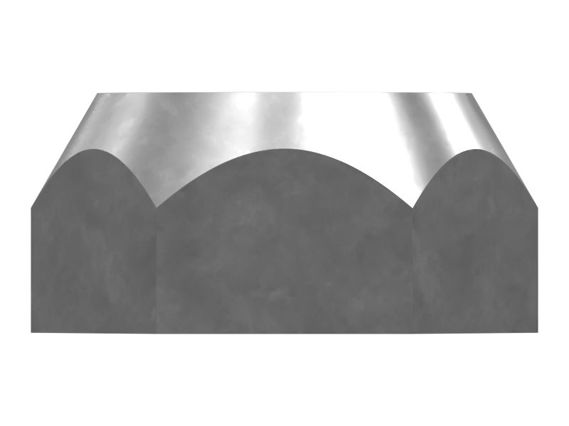 Коническая контргайка M8 x 1,25 мм