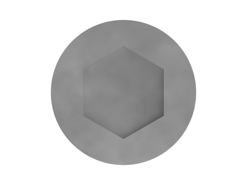 Болт с шестигранной головкой под торцевой ключ M12-1,75 x 90 мм