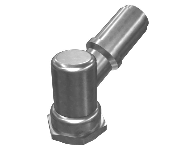 8W-0331: Поворотный угловой соединитель 11/16" X 1/2