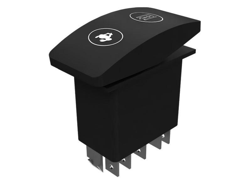 Двухполюсный кулисный переключатель скорости