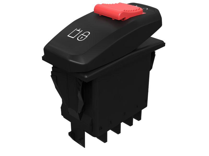 Кулисный переключатель блокировки навесного оборудования