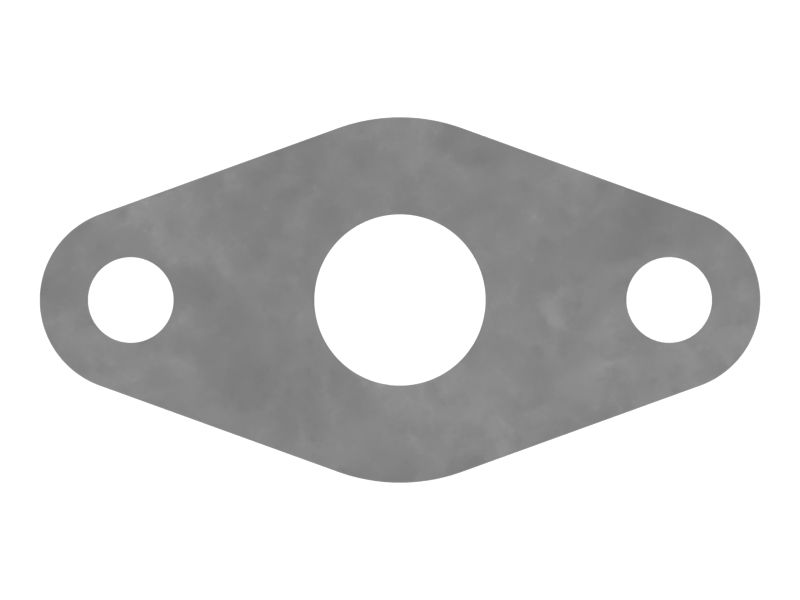 Прокладка фланца с 2 отверстиями толщиной 0,80 мм