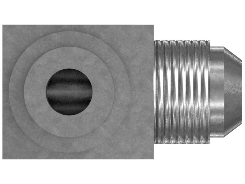 Коленчатый переходник с отверстия под углом 37 градусов на STOR, 90 градусов