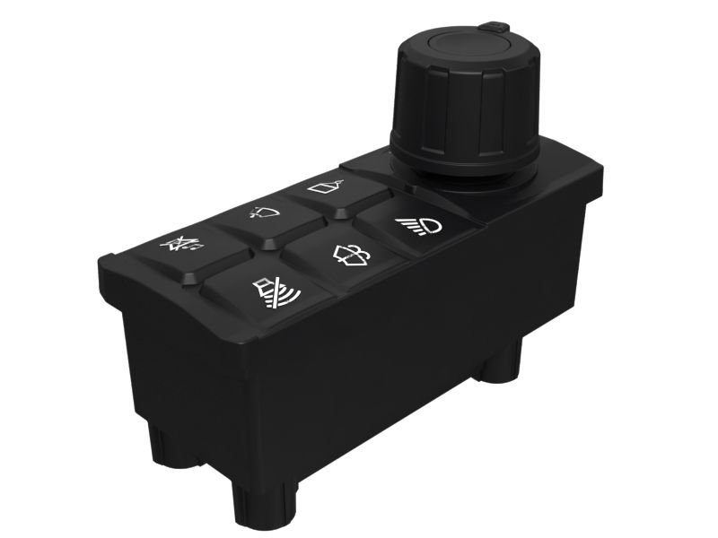 Клавиатурный модуль с поворотным диском