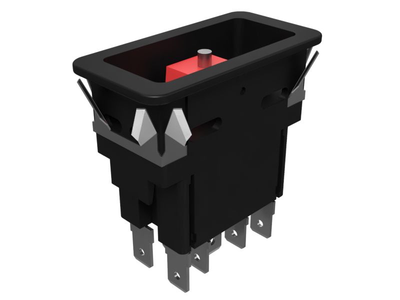 Основной выключатель с подсветкой на 10 клеммных колодках 24 В