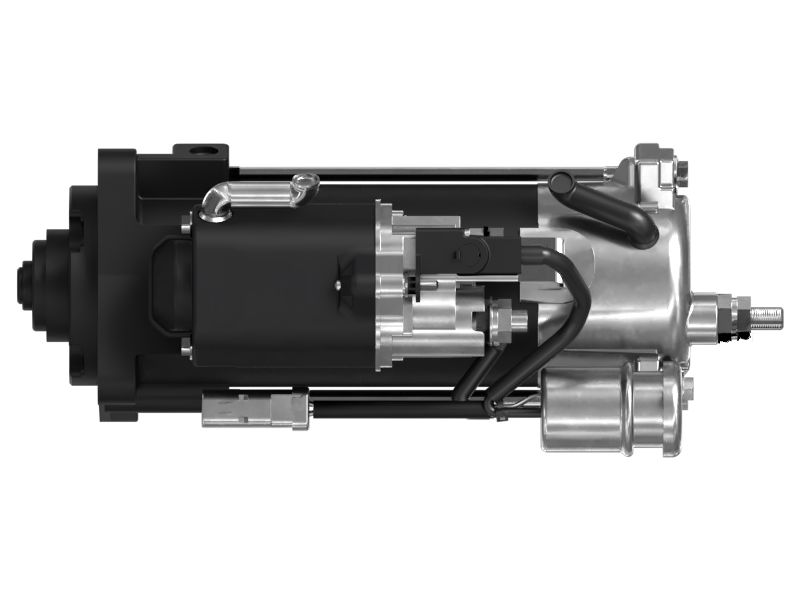 Блок электростартера двигателя