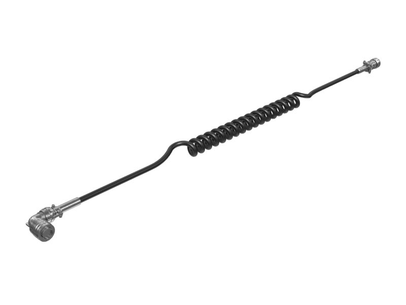 Жгут проводов со сжимаемой кабельной катушкой для управления уклоном