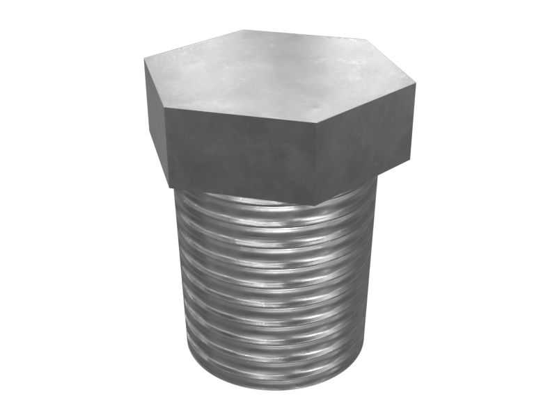 Заглушка с резьбой 1/4-18 NPTF для гексагонального ключа