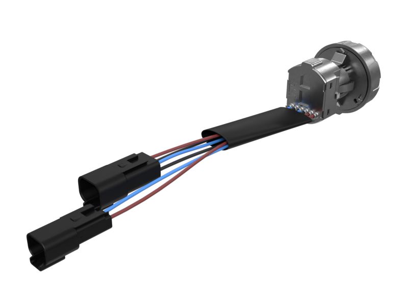 Поворотный переключатель с кнопкой