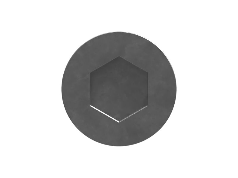 Болт с шестигранной головкой под торцевой ключ M6-1 x 12 мм