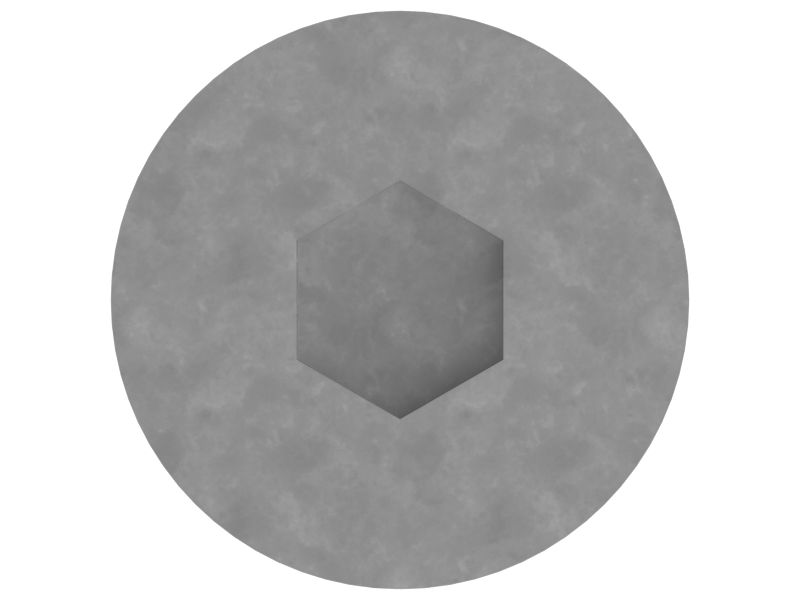 Заглушка с шестигранной резьбой 3/4-16