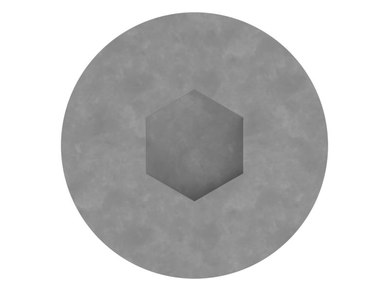 Заглушка с шестигранным хвостовиком с резьбой 9/16-18