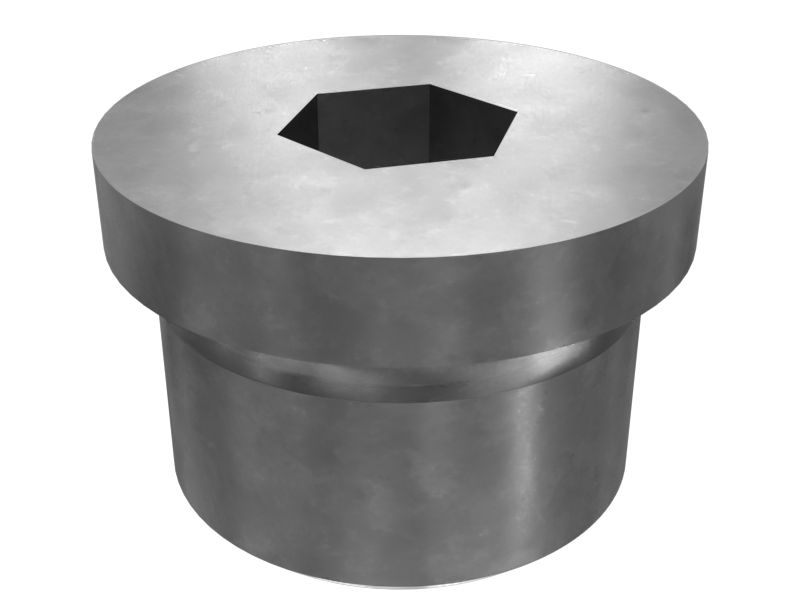 Заглушка с шестигранной резьбой 3/4-16