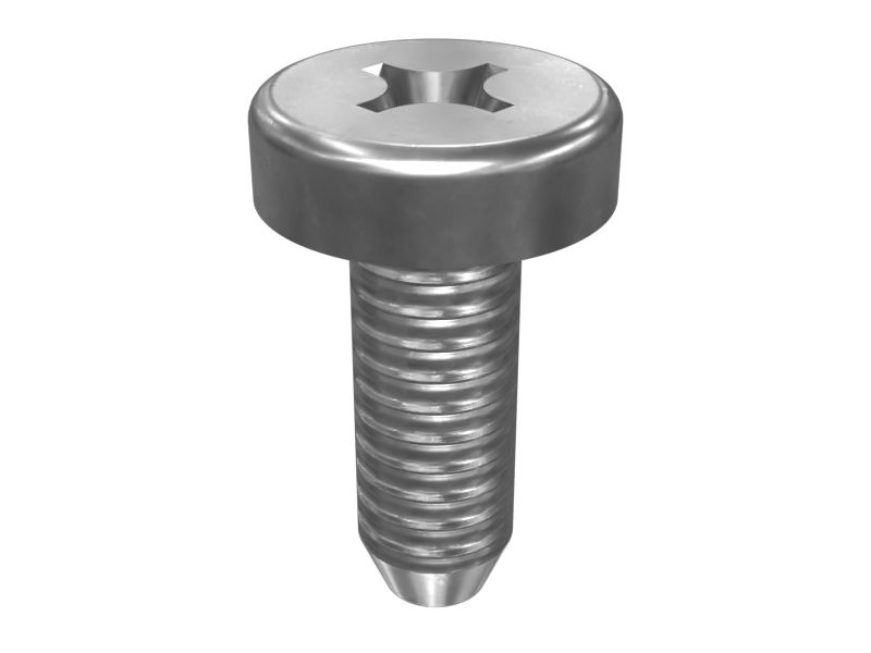 Винт с круглой головкой с резьбой #10-24