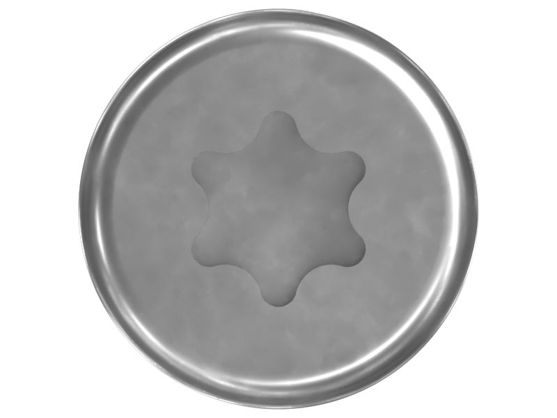 Винт с цилиндрической головкой, длина 12,70 мм